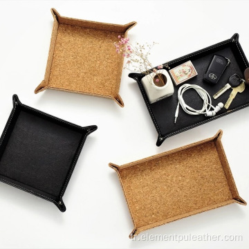 Ofis ürünleri ve notebook için mantar derisi
